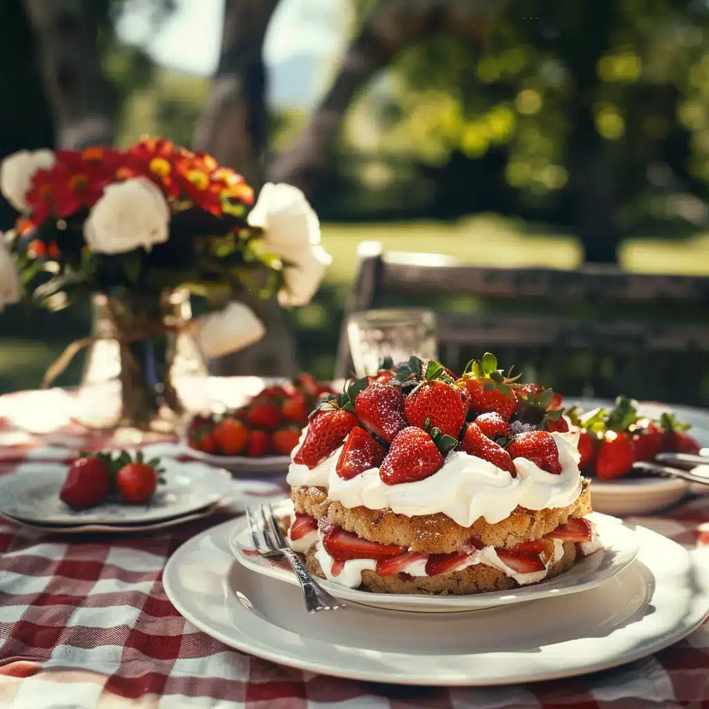 Classic Strawberry Shortcake Recipe (Easy, Fluffy & Perfect for Summer) classic strawberry shortcake strawberry shortcake served summer table