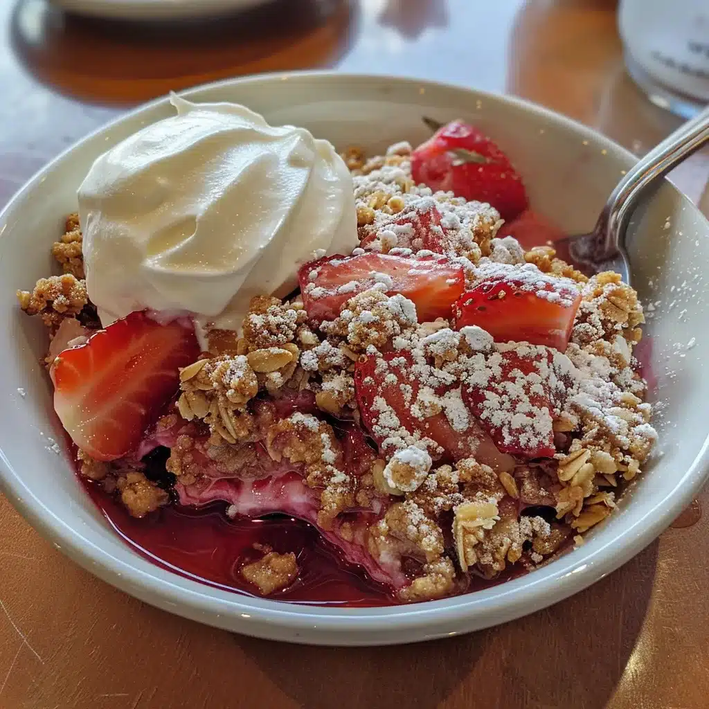 Strawberry Crisp: Classic Crumble Dessert Recipe
