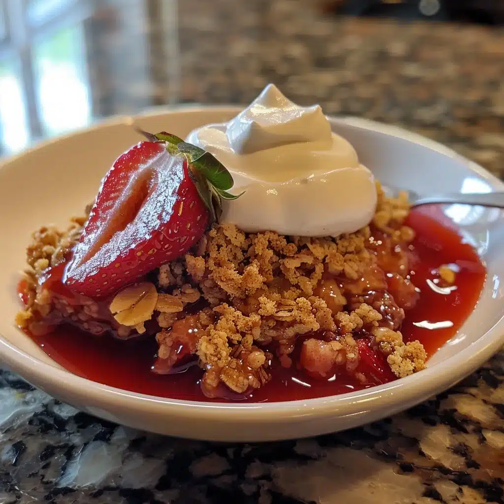 Strawberry Crisp: Classic Crumble Dessert Recipe image 1777056282795