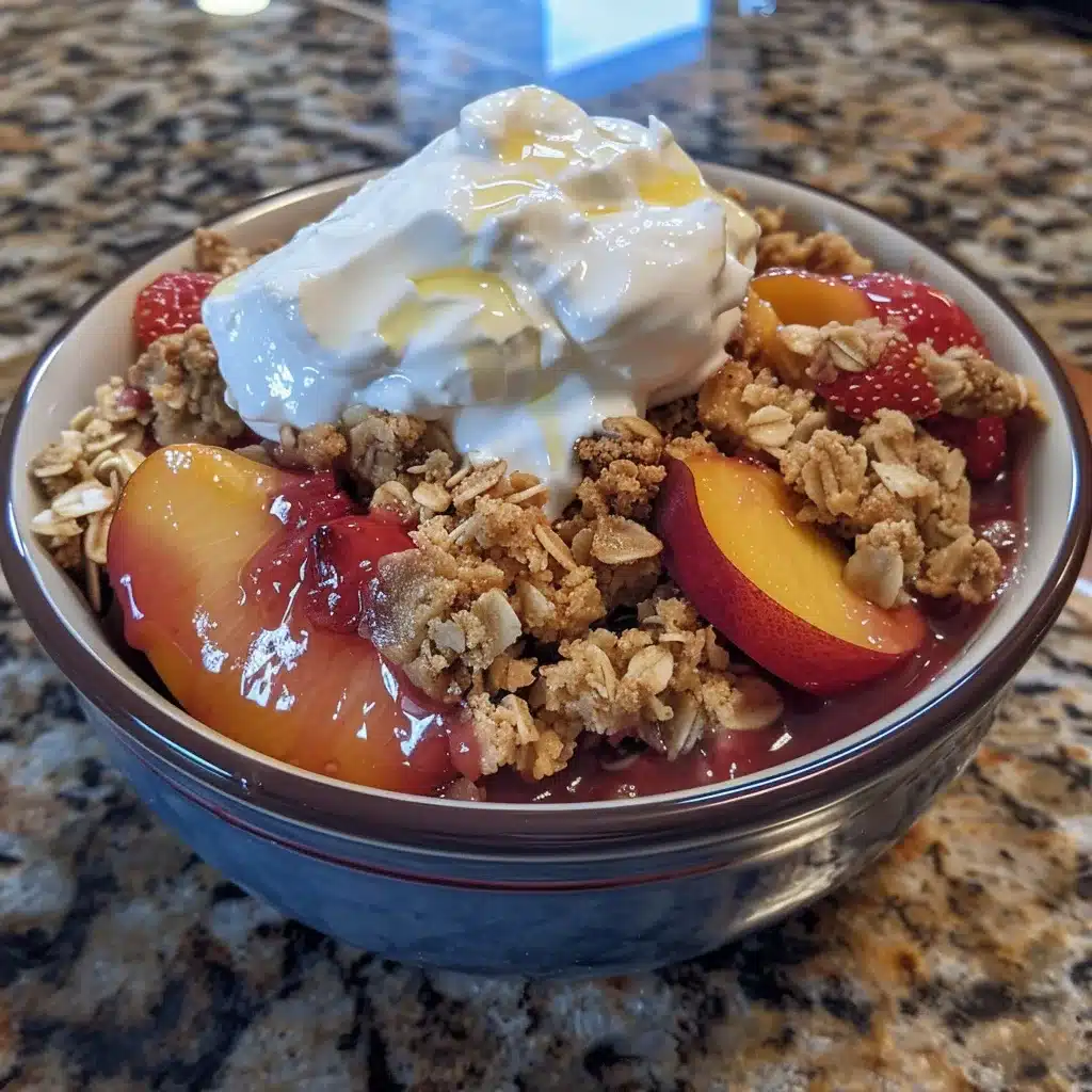 Strawberry Peach Crisp Recipe with Topping image 1777387453198