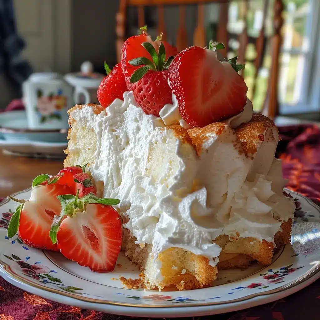 Angel Food Cake Recipe with Light Fluffy Texture