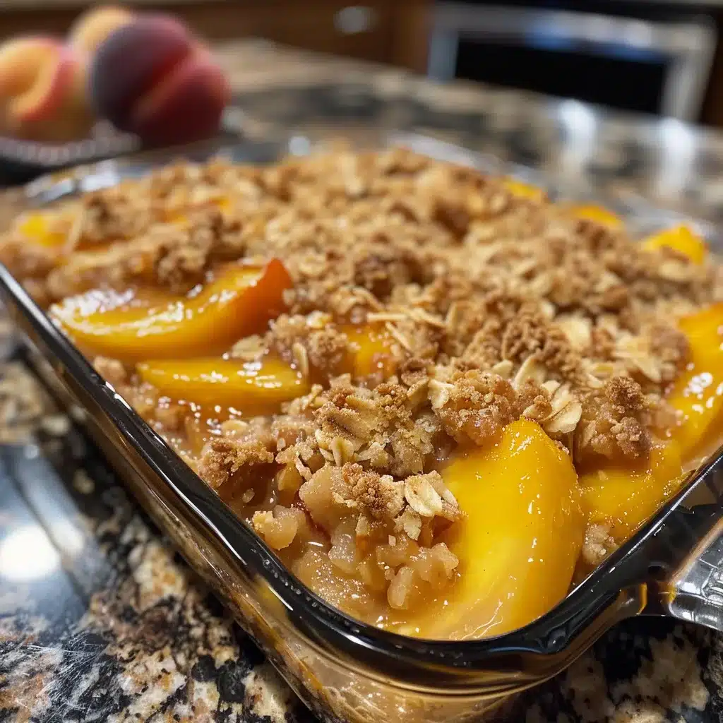 Peach Crisp Recipe | Flavorful Dessert with Crunchy Topping