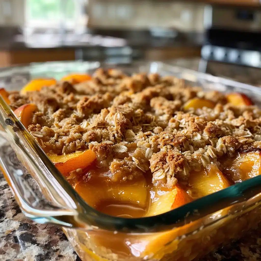 Peach Crisp Recipe | Flavorful Dessert with Crunchy Topping image 1778089878956