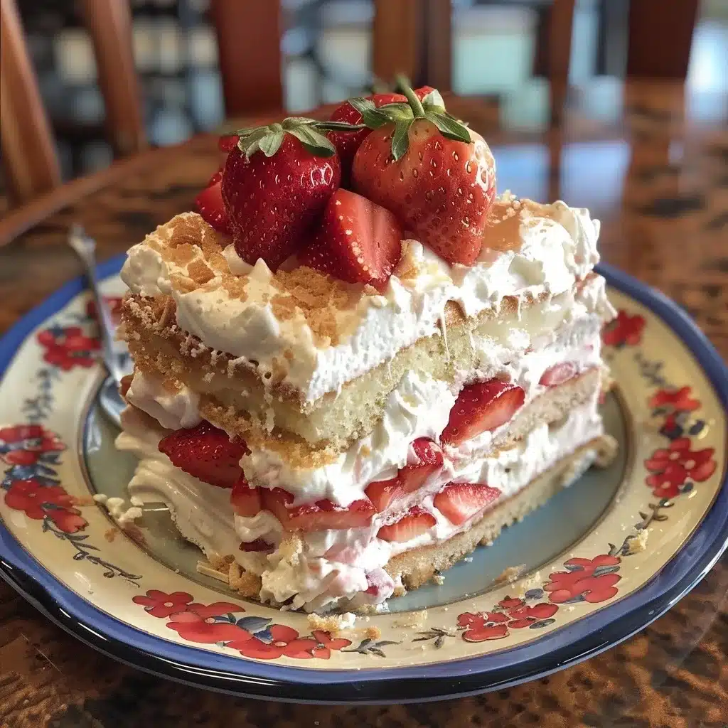 Strawberry Icebox Cake | No-Bake Summer Delight Strawberry Icebox Cake | No-Bake Summer Delight image 1779297638077