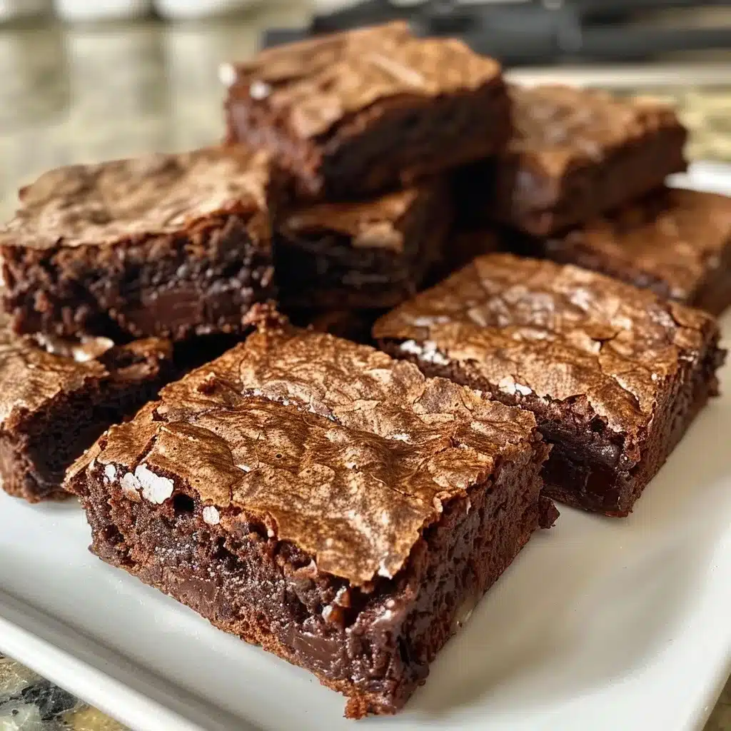 Decadent Classic Brownies Recipe with Chocolate Fudge Center Decadent Classic Brownies Recipe with Chocolate Fudge Center