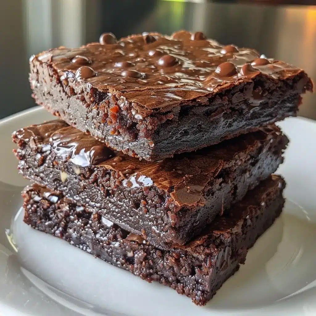 Decadent Classic Brownies Recipe with Chocolate Fudge Center
