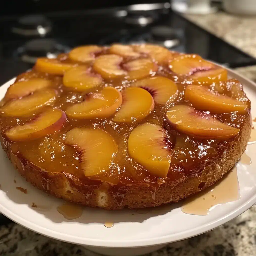 Peach Upside Down Cake Recipe with Cinnamon image 1780328088972