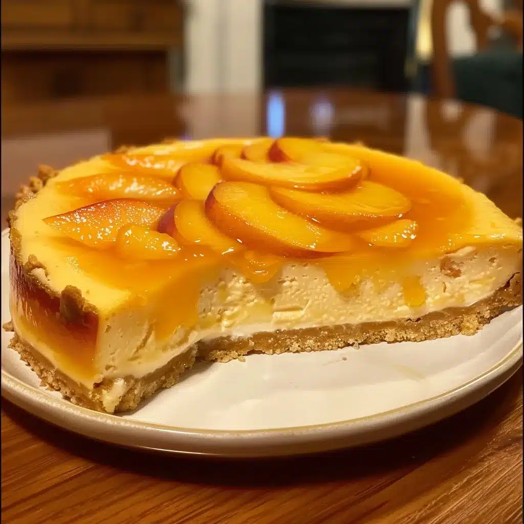 Peach Cheesecake Recipe: Creamy Layers with Fresh Fruit image 1780334592822