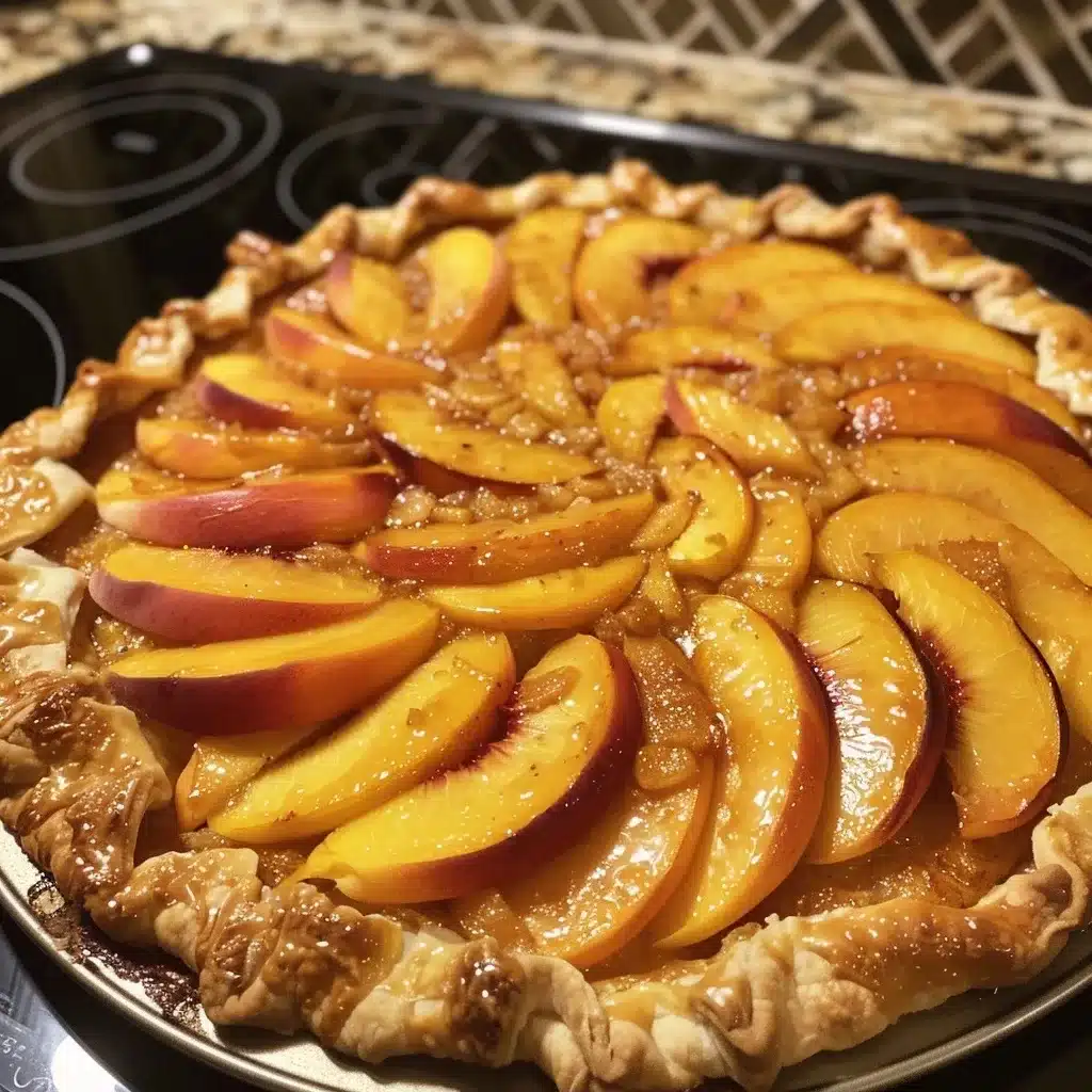 Peach Galette with Almond Crust Peach Galette with Almond Crust
