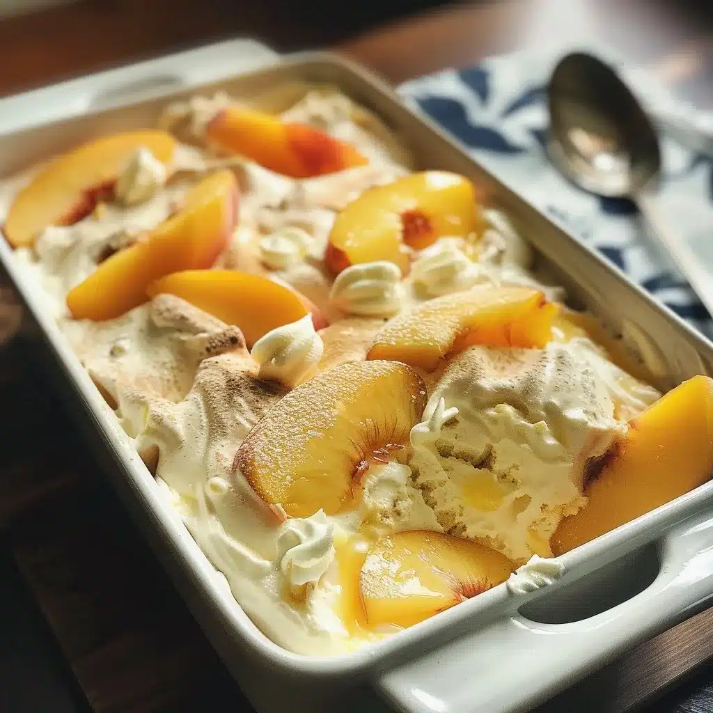 Peaches and Cream Dessert Recipe | Quick, No-Bake Treat