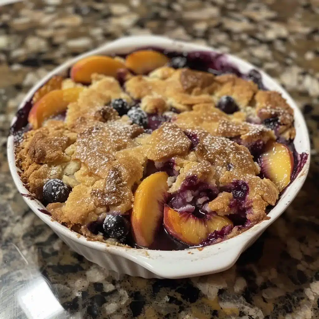 Peach Blueberry Cobbler Recipe | Sweet Summer Classic