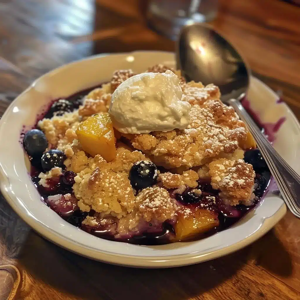 Peach Blueberry Cobbler Recipe | Sweet Summer Classic