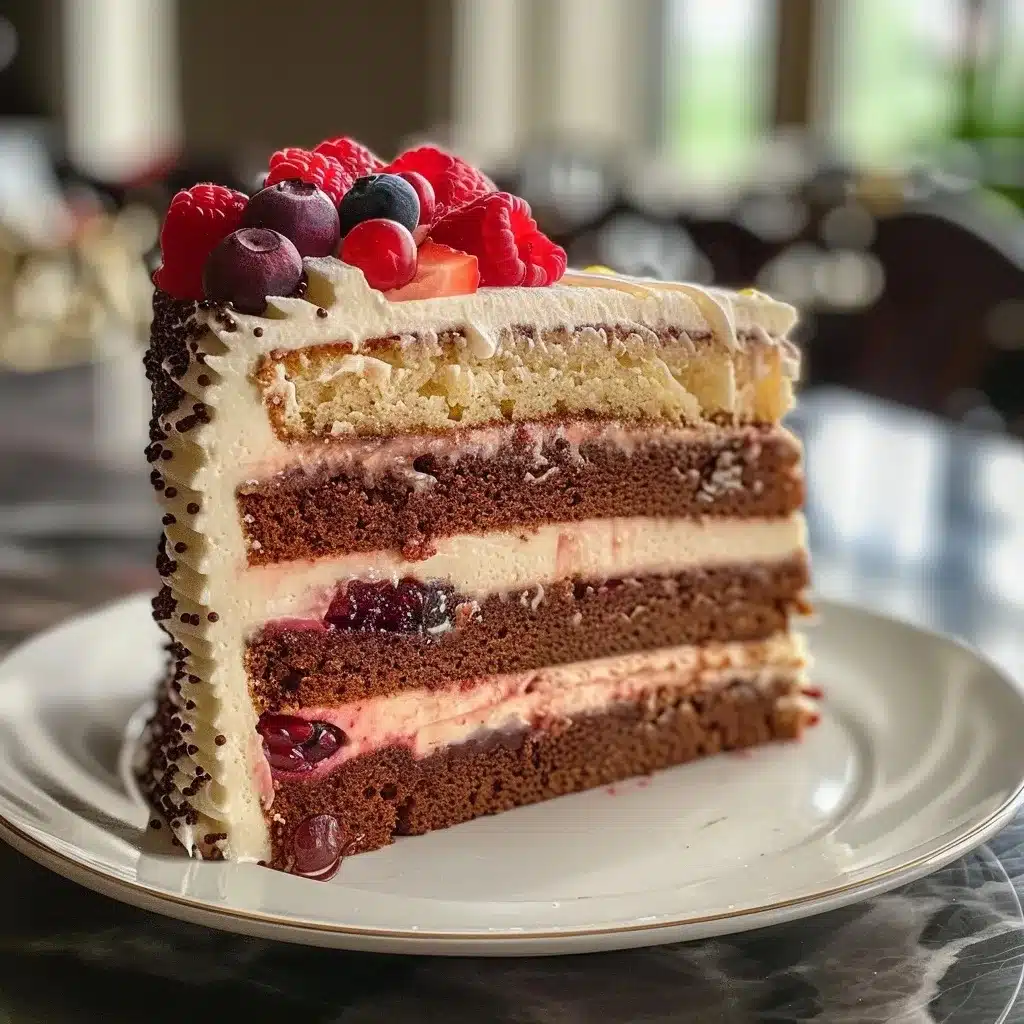 Perfect Layer Cake Recipe: Flaky Layers & Rich Flavor image 1780599890902