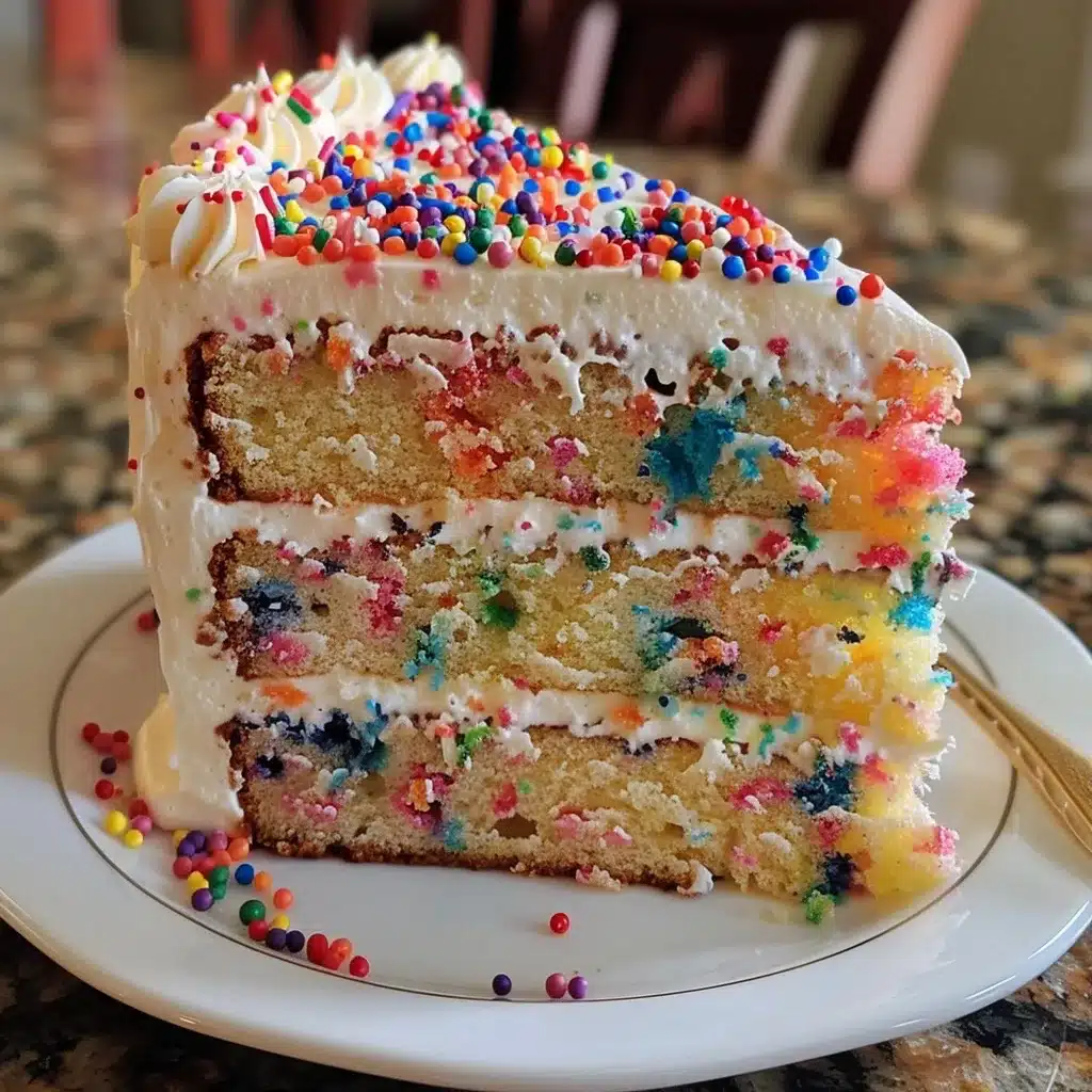 Funfetti Cake: A Colorful Celebration Treat image 1781641727359