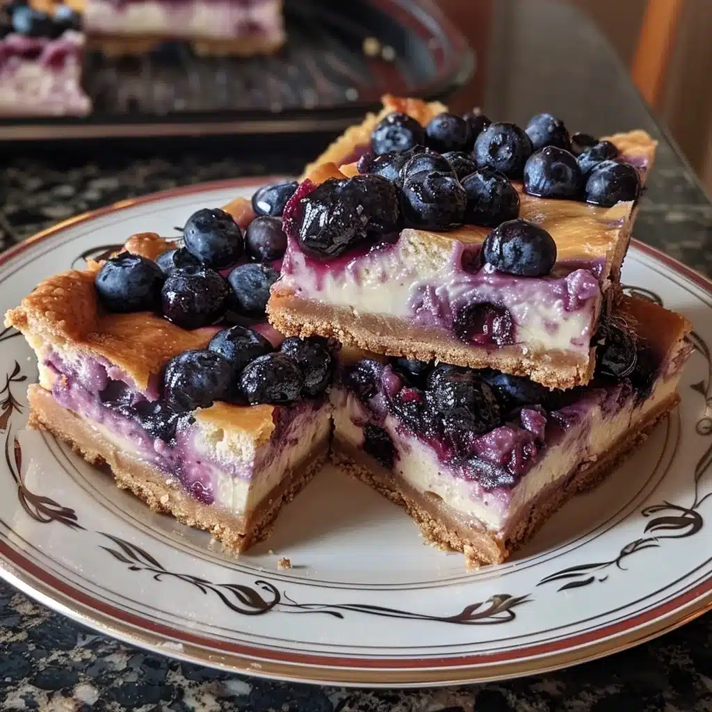 Blueberry Cheesecake Bars: No-Bake Delight